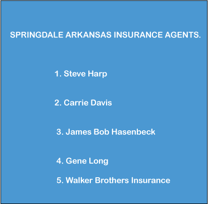  springdale arkansas insurance agents